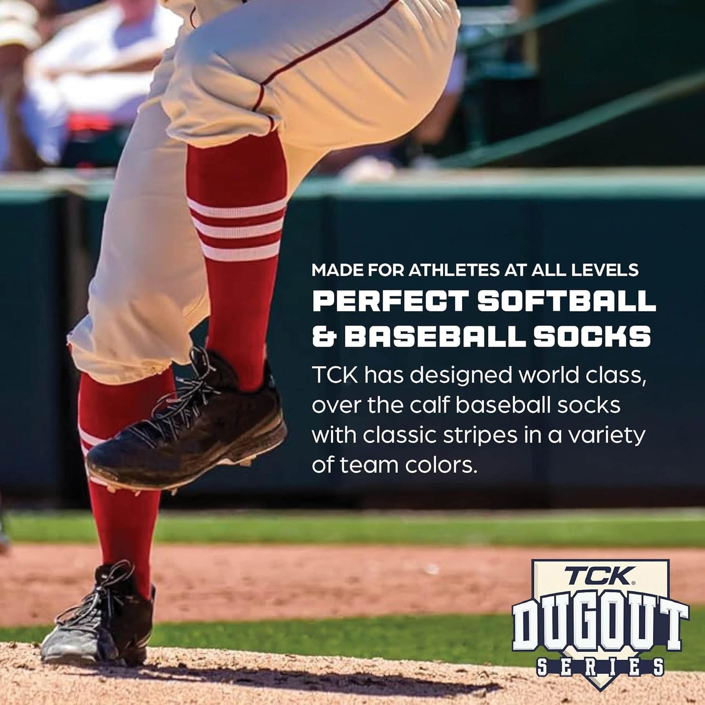 Elite Performance Baseball Socks Dugout Pattern I Softball Mens Womens